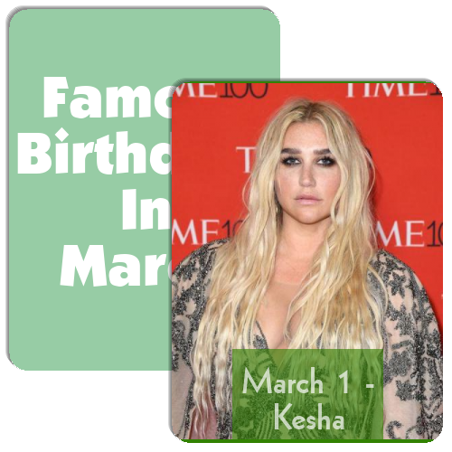 Famous Birthdays In March Match The Memory