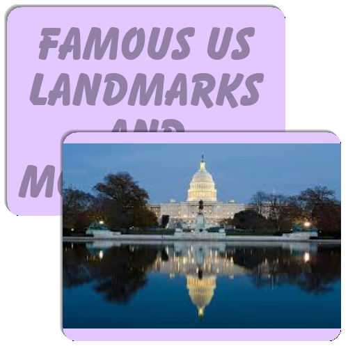 Famous US Landmarks And Monuments - Match The Memory